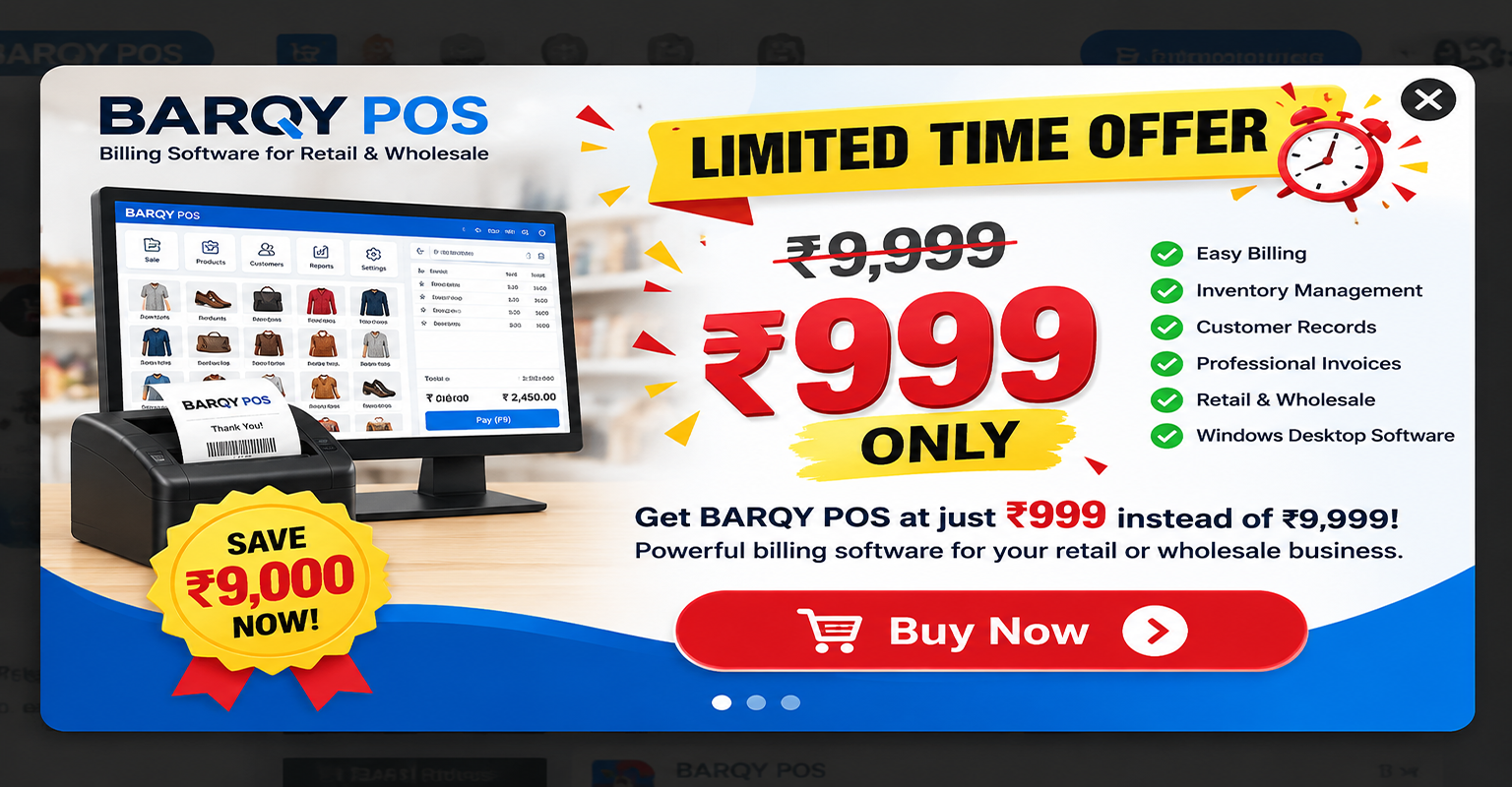 🎉 Welcome to BARQY POS!